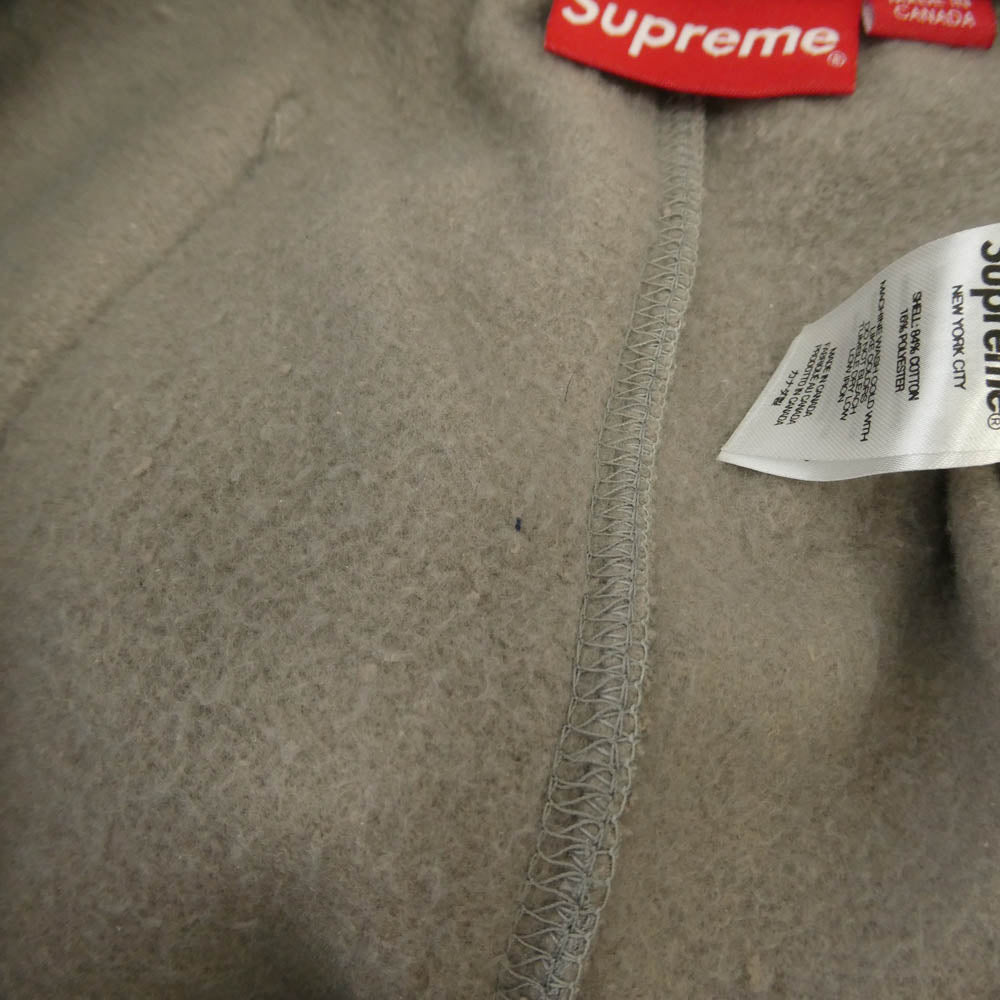 Supreme シュプリーム 22AW small box cargo sweatpant スモールボックスロゴ カーゴ スウェット パンツ チャコール系 M【中古】