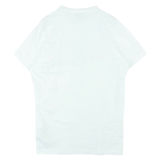 DIESEL ディーゼル DENIM DIVISION ロゴ 半袖 Tシャツ バングラデシュ製 ホワイト系 100 M【中古】