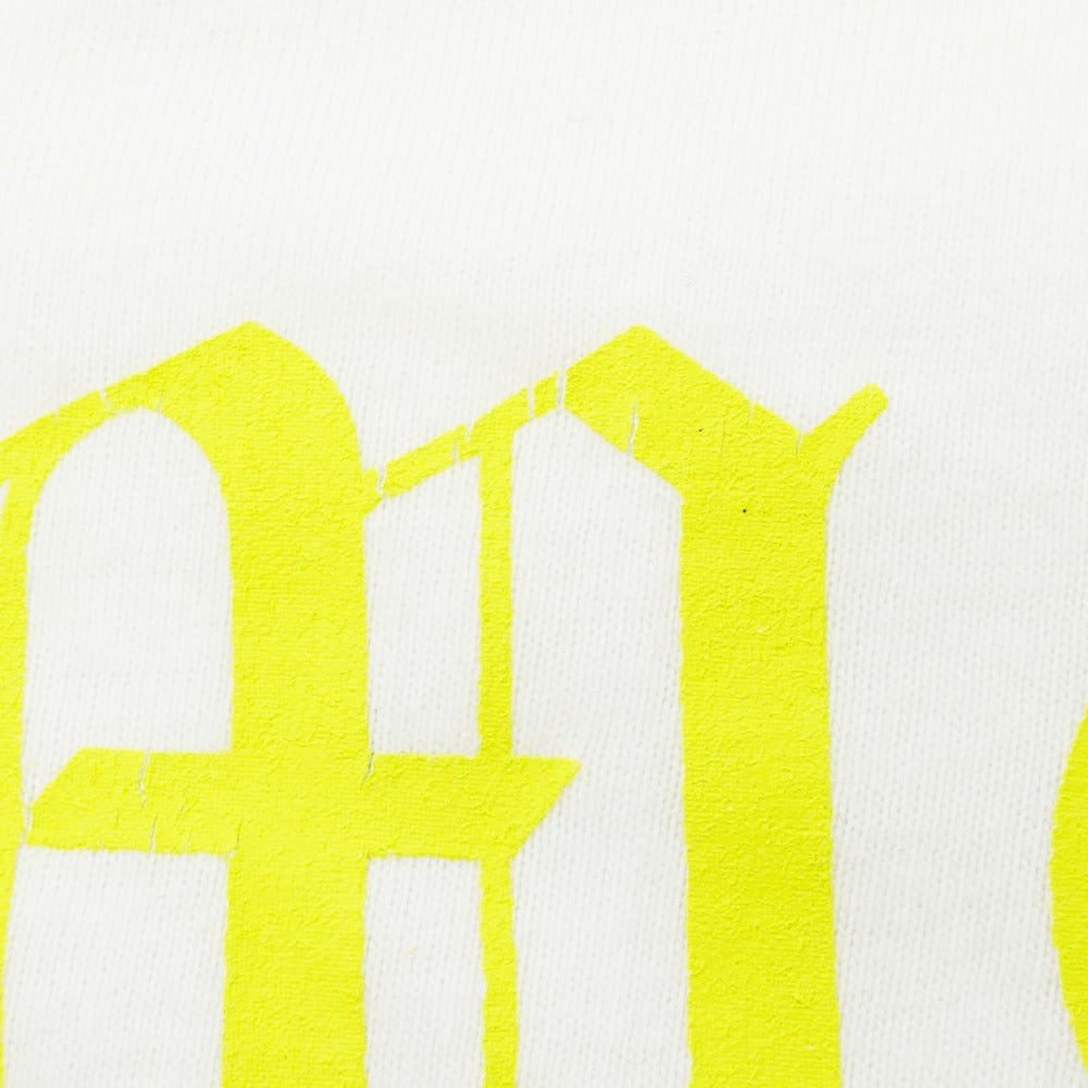 CHROME HEARTS クロムハーツ（原本無） MADE IN HOLLYWOOD VERTICAL LOGO TEE メイドインハリウッド ヴァーティカル ロゴ クルーネック ポケット 半袖 Tシャツ カットソー ホワイト系 L【中古】