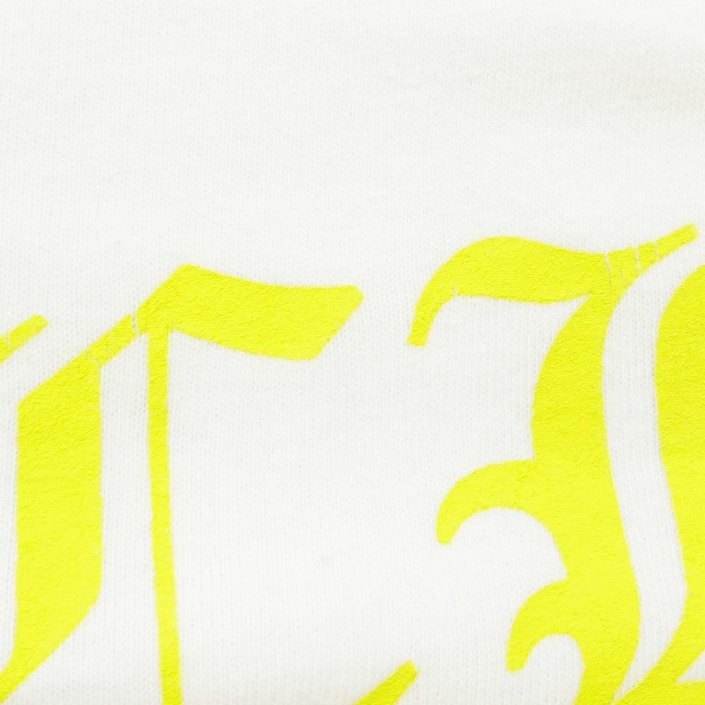 CHROME HEARTS クロムハーツ（原本無） MADE IN HOLLYWOOD VERTICAL LOGO TEE メイドインハリウッド ヴァーティカル ロゴ クルーネック ポケット 半袖 Tシャツ カットソー ホワイト系 L【中古】