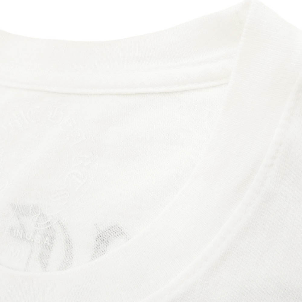 CHROME HEARTS クロムハーツ（原本無） ARCH Logo USA L/S アーチロゴ プリント 長袖 Tシャツ カットソー ホワイト系 M【中古】