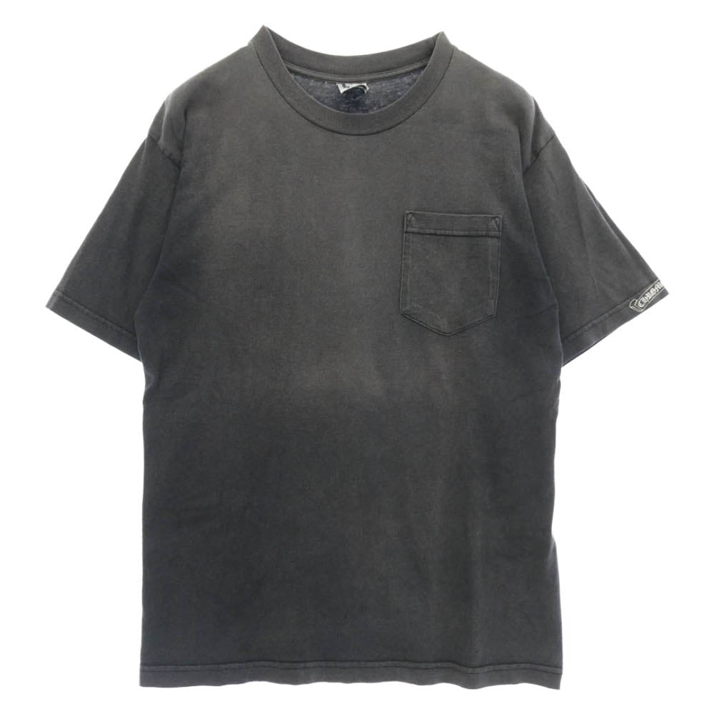 CHROME HEARTS クロムハーツ（原本無） OLD GALF S/S TEE ガルフ バック プリント 半袖 Tシャツ カットソー グレー系 M【中古】
