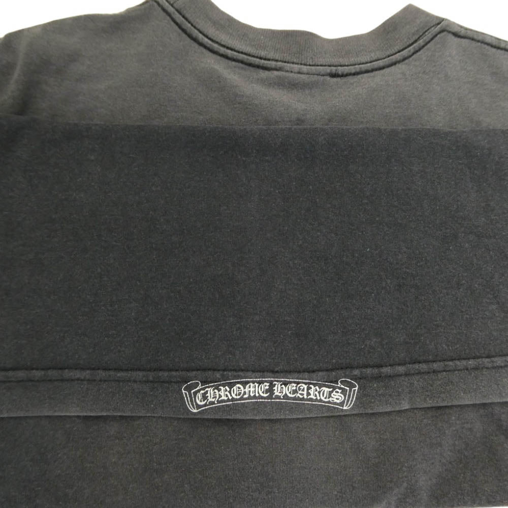 CHROME HEARTS クロムハーツ（原本無） OLD GALF S/S TEE ガルフ バック プリント 半袖 Tシャツ カットソー グレー系 M【中古】