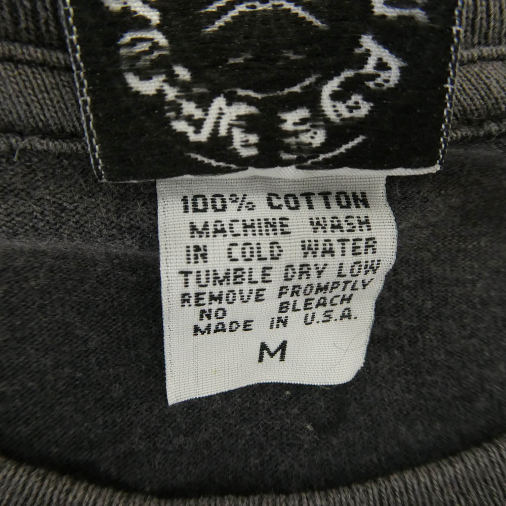 CHROME HEARTS クロムハーツ（原本無） OLD GALF S/S TEE ガルフ バック プリント 半袖 Tシャツ カットソー グレー系 M【中古】