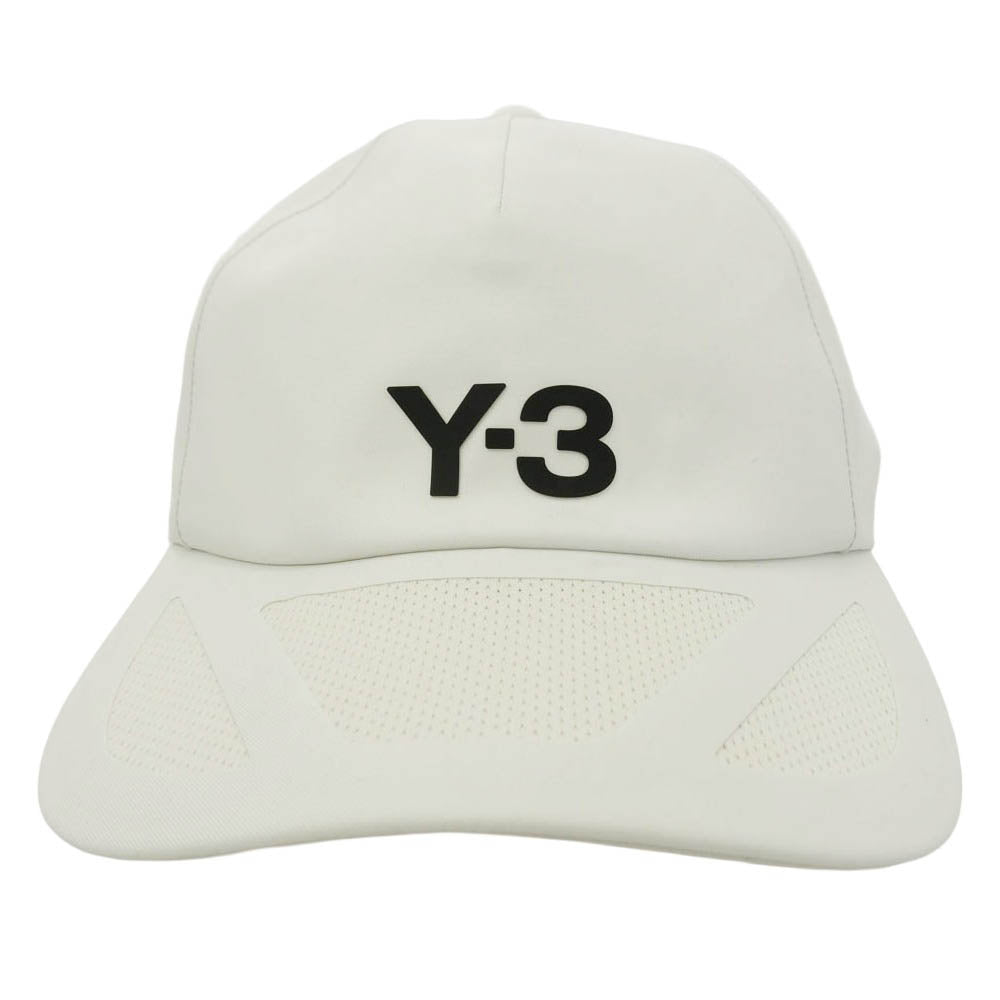 Y-3 Yohji Yamamoto ワイスリー ヨウジヤマモト JX8784 BASEBALL CAP CLIMACOOL ベースボール キャップ ホワイト系【中古】
