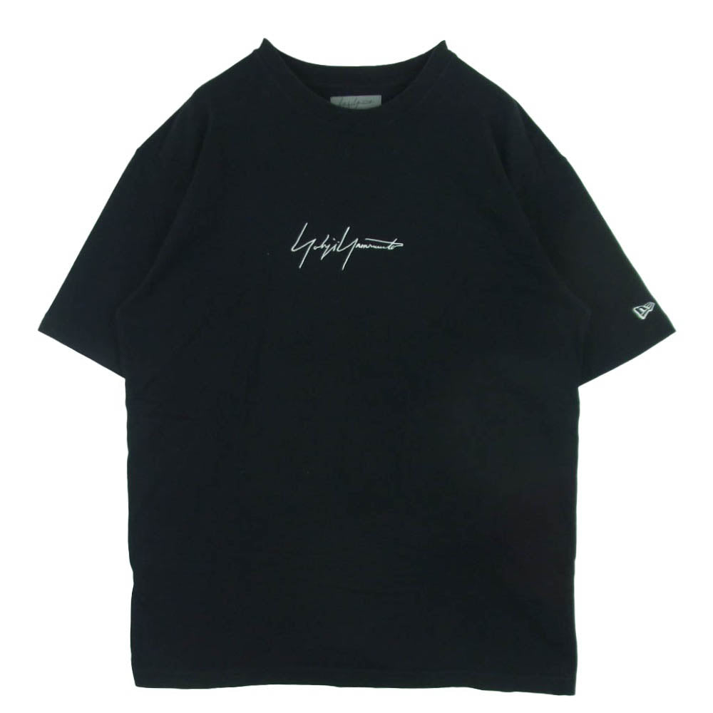 Yohji Yamamoto POUR HOMME ヨウジヤマモトプールオム NEW ERA ニューエラ HW-T38-082 ロゴ 半袖 Tシャツ カットソー ブラック系 6【中古】