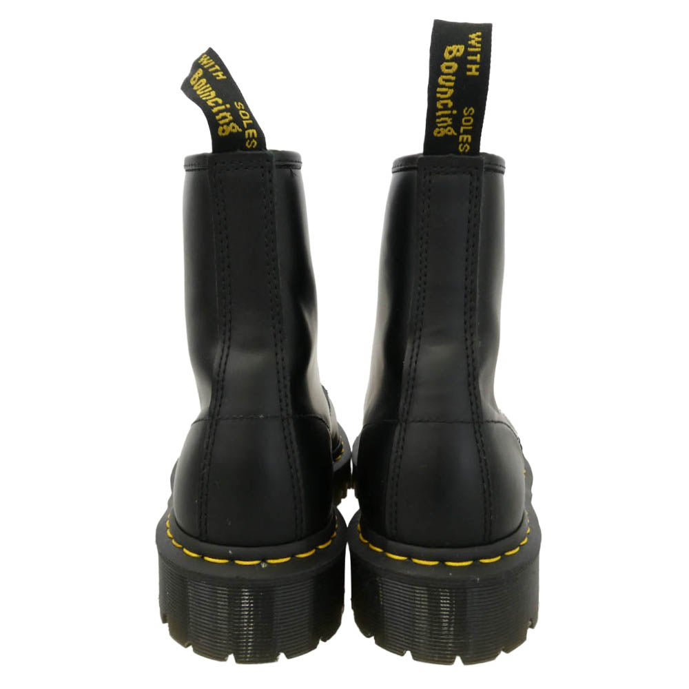 Dr.Martens ドクターマーチン BEX SMOOTH LEATHER BOOTS BLACK SMOOTH LEATHER 8ホール レザー ブーツ ブラック系 UK9【中古】
