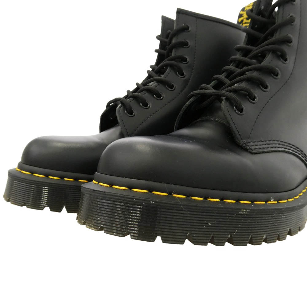 Dr.Martens ドクターマーチン BEX SMOOTH LEATHER BOOTS BLACK SMOOTH LEATHER 8ホール レザー ブーツ ブラック系 UK9【中古】