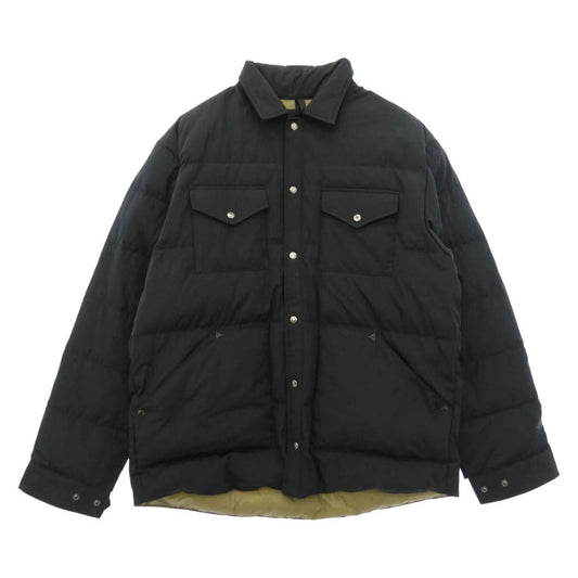 THE NORTH FACE ノースフェイス ND92532 Stuffed Shirt スタッフド シャツ ダウン ジャケット ブラック系 XL【中古】