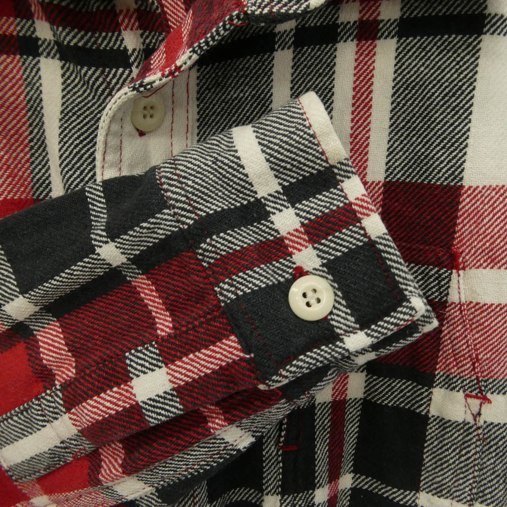 WOOLRICH ウールリッチ 長袖 チェック シャツ マルチカラー系 レッド系 M【中古】