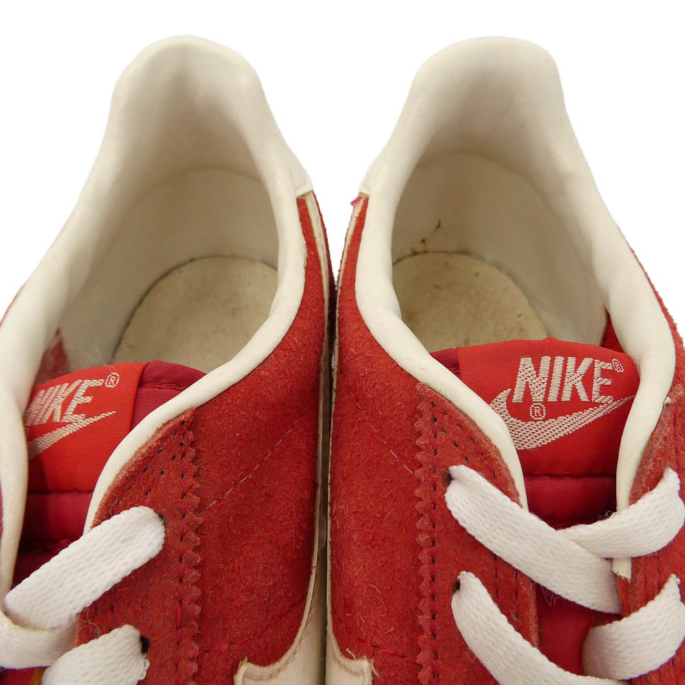 NIKE ナイキ 630097-611 90s VINTAGE ヴィンテージ BRUIN SUEDE ブルインスエード ローカット スニーカー レッド系 ホワイト系 26.5cm【中古】