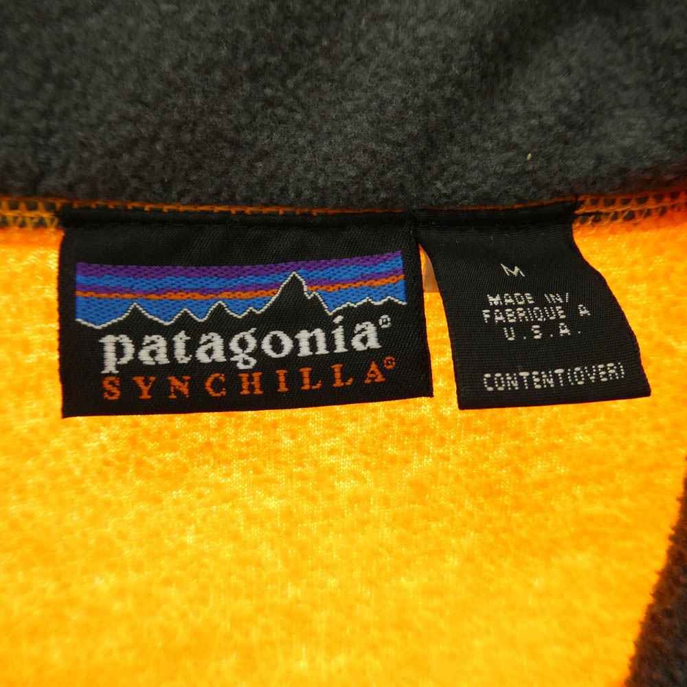 patagonia パタゴニア W716F Synchilla シンチラ ボア フリース ベスト オレンジ系 M【中古】