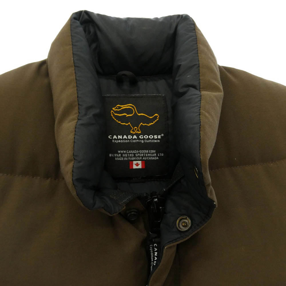 CANADA GOOSE カナダグース 2830JM FREESTYLE VEST フリースタイル ダウン ベスト カーキ系 XS【中古】