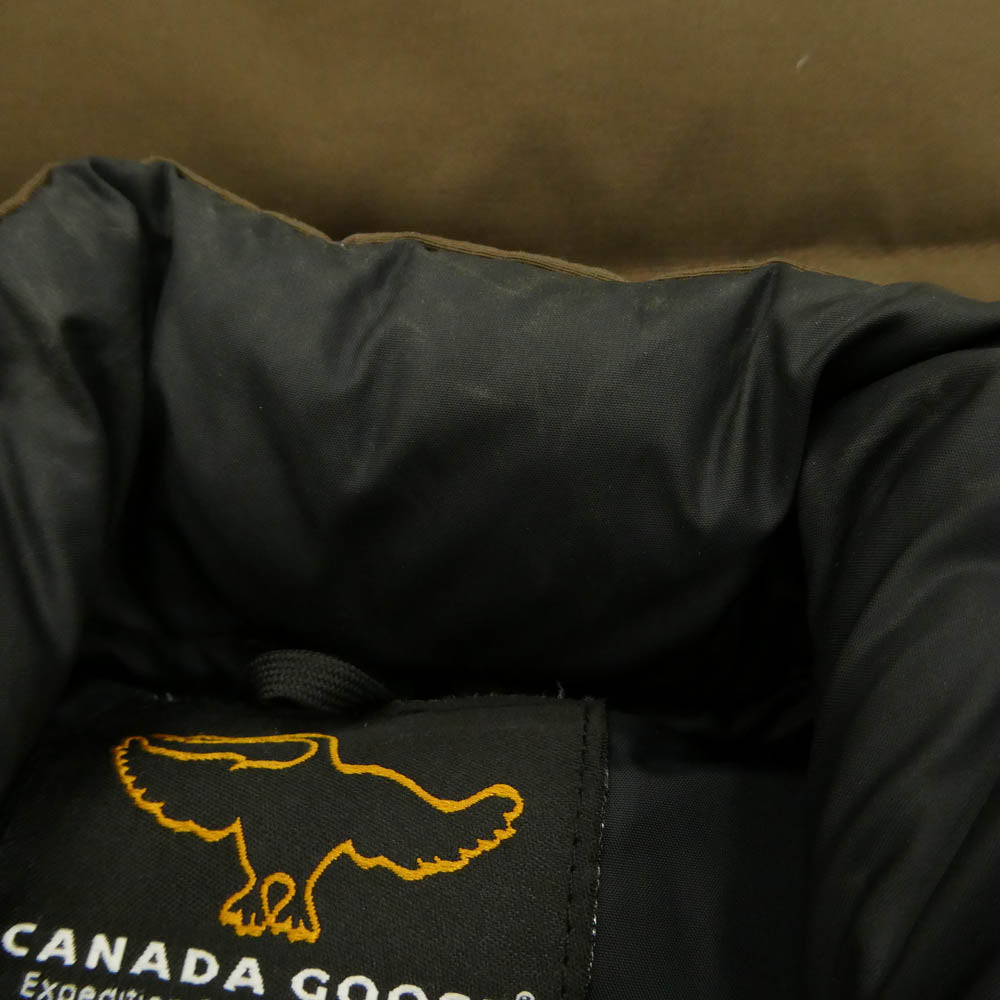 CANADA GOOSE カナダグース 2830JM FREESTYLE VEST フリースタイル ダウン ベスト カーキ系 XS【中古】