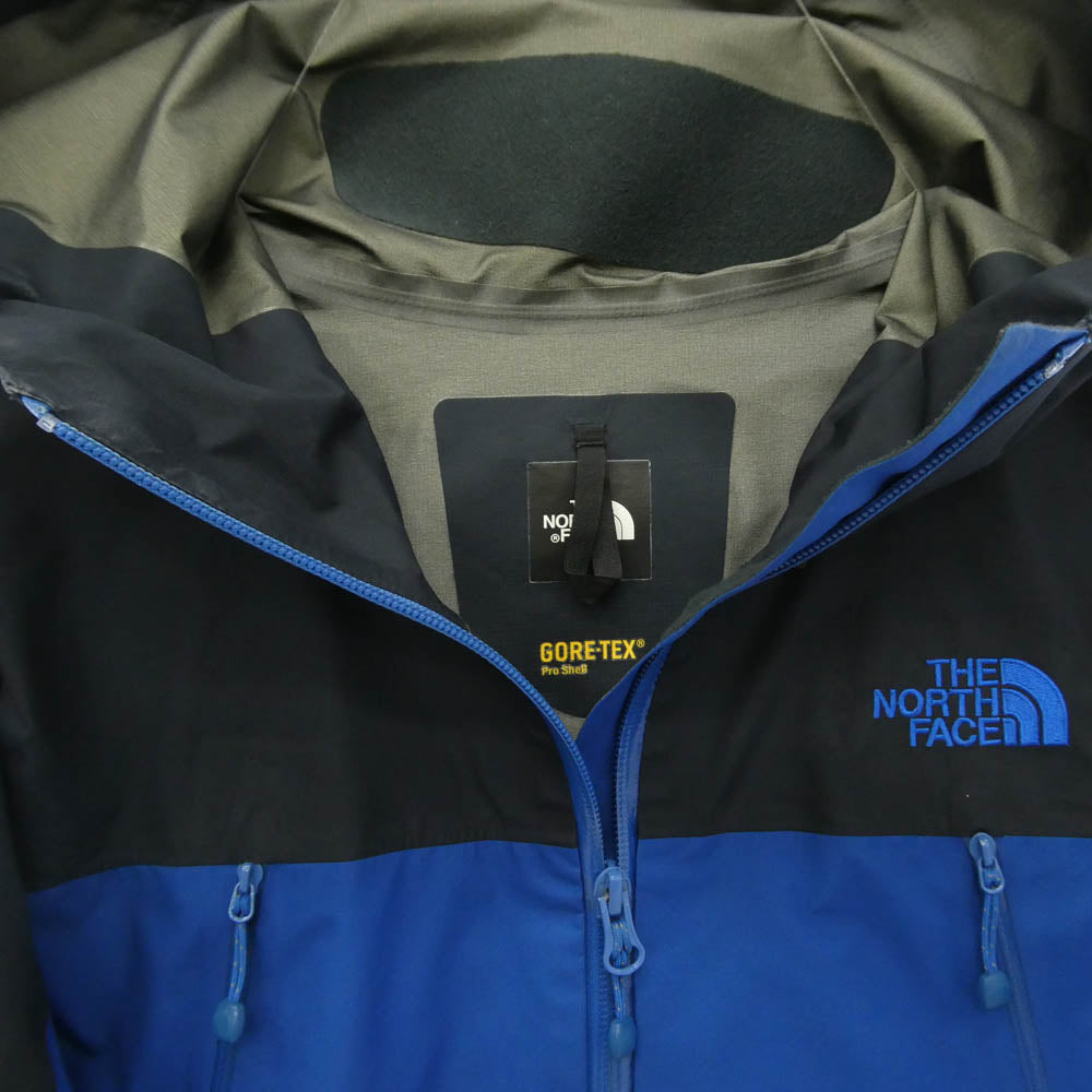 THE NORTH FACE ノースフェイス NP11325 CLIMB LIGHT JACKET クライム ライト ジャケット ブルー系 ブラック系 S【中古】