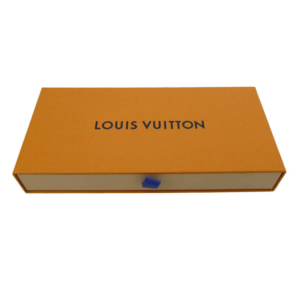 LOUIS VUITTON ルイ・ヴィトン M96507 バンドー･マイ LV ラゲージ シルク100％ モノグラム スカーフ ブラック系 ホワイト系【極上美品】【中古】