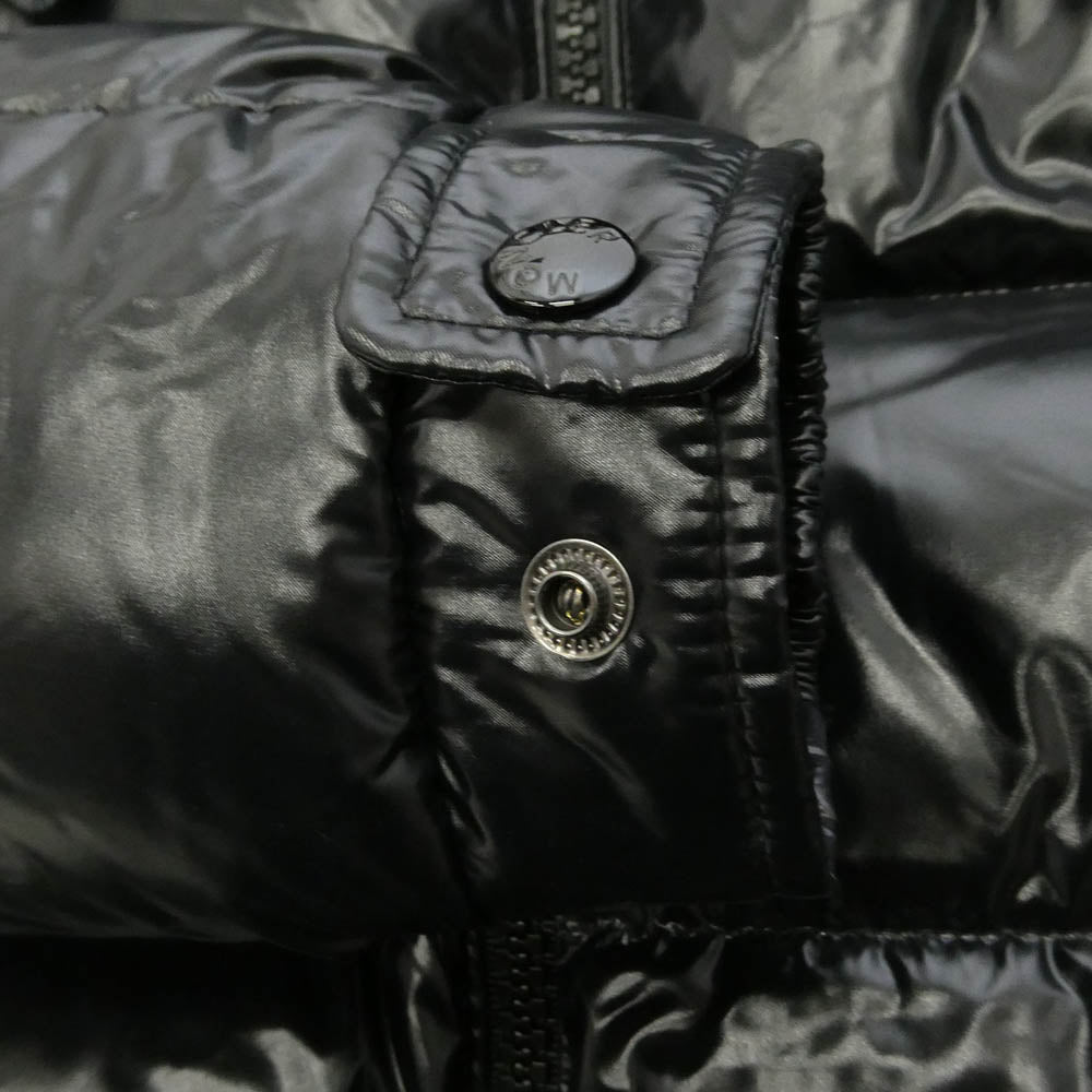MONCLER モンクレール 25AW K20911A53600 MAYA JACKET ロゴワッペン マヤ ダウン ジャケット ブラック系 3【新古品】【未使用】【中古】
