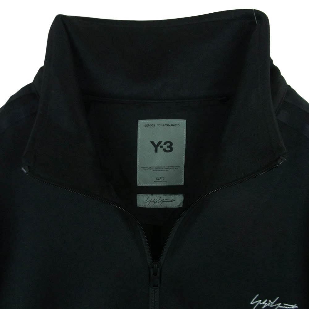 Y-3 Yohji Yamamoto ワイスリー ヨウジヤマモト adidas アディダス 25AW KA9657 KURO TRACK TOP ロゴ刺繍 トラック ジャケット ブラック系 XL【中古】
