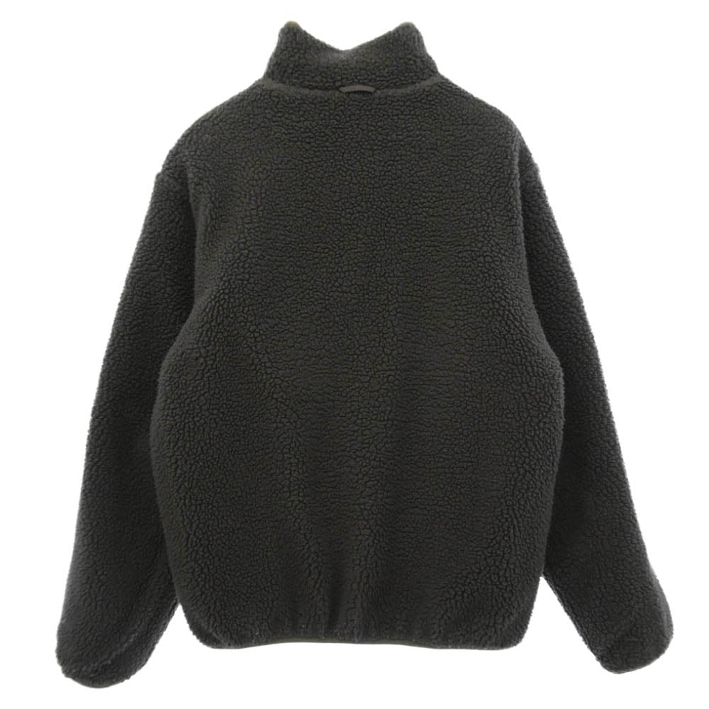STUSSY ステューシー 00s Old Stussy リバーシブル フリース ナイロンキルト ジャケット ブラウン系 L【中古】