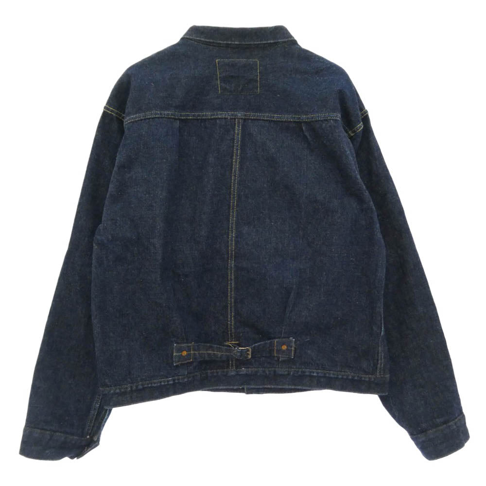 WAREHOUSE ウエアハウス Lot 2001XX(2000XX) 1941 MODEL T-BACK DEAD STOCK BLUE Tバック 大戦モデル デニム ジャケット インディゴブルー系 L【中古】