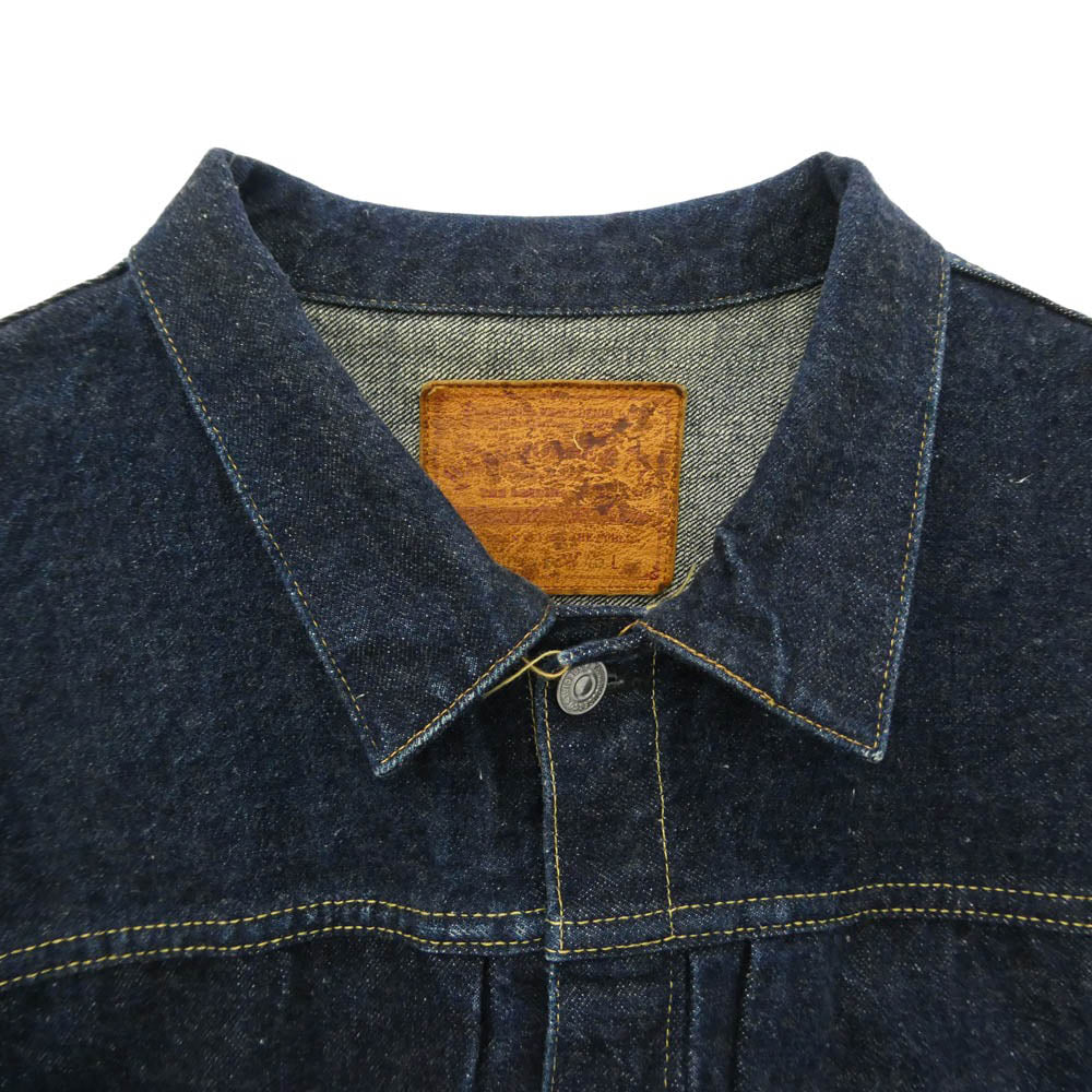 WAREHOUSE ウエアハウス Lot 2001XX(2000XX) 1941 MODEL T-BACK DEAD STOCK BLUE Tバック 大戦モデル デニム ジャケット インディゴブルー系 L【中古】