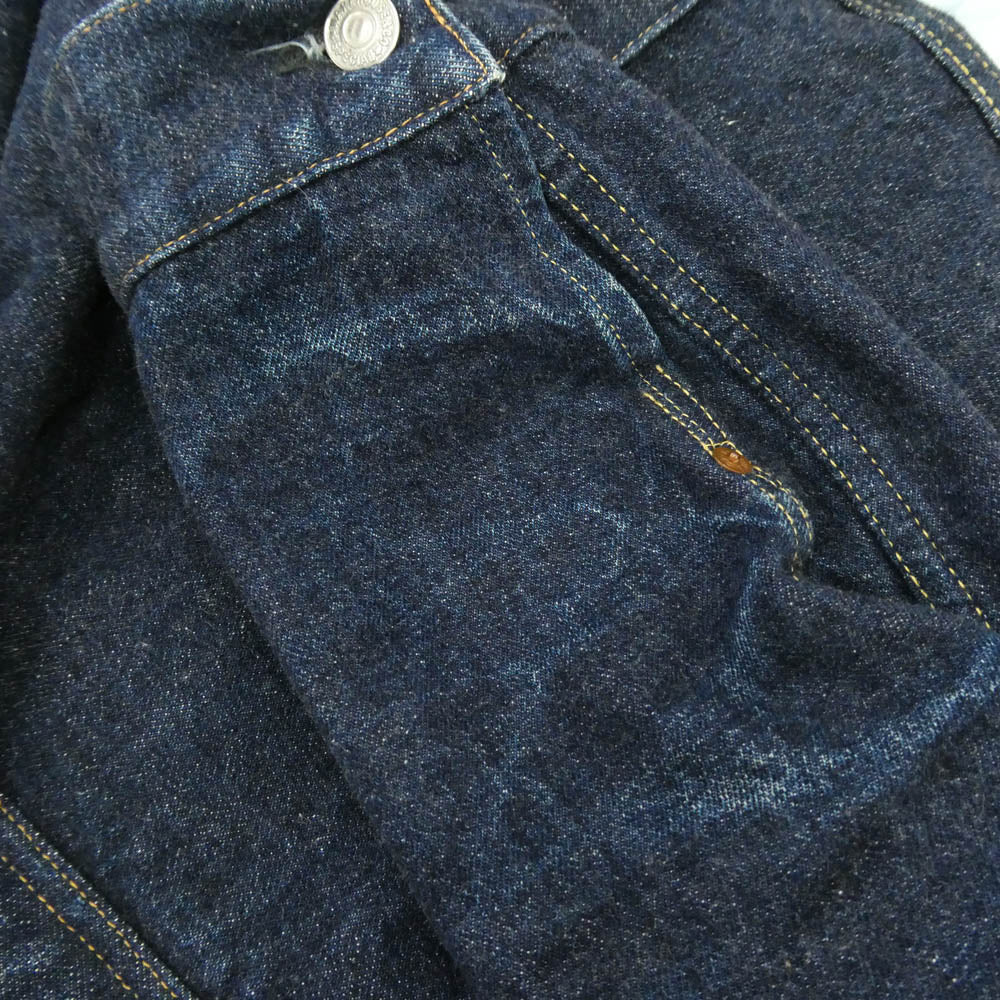 WAREHOUSE ウエアハウス Lot 2001XX(2000XX) 1941 MODEL T-BACK DEAD STOCK BLUE Tバック 大戦モデル デニム ジャケット インディゴブルー系 L【中古】