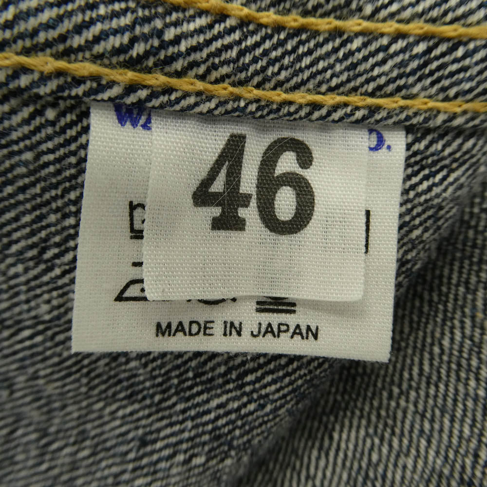 WAREHOUSE ウエアハウス Lot 2001XX(2000XX) 1941 MODEL T-BACK DEAD STOCK BLUE Tバック 大戦モデル デニム ジャケット インディゴブルー系 L【中古】