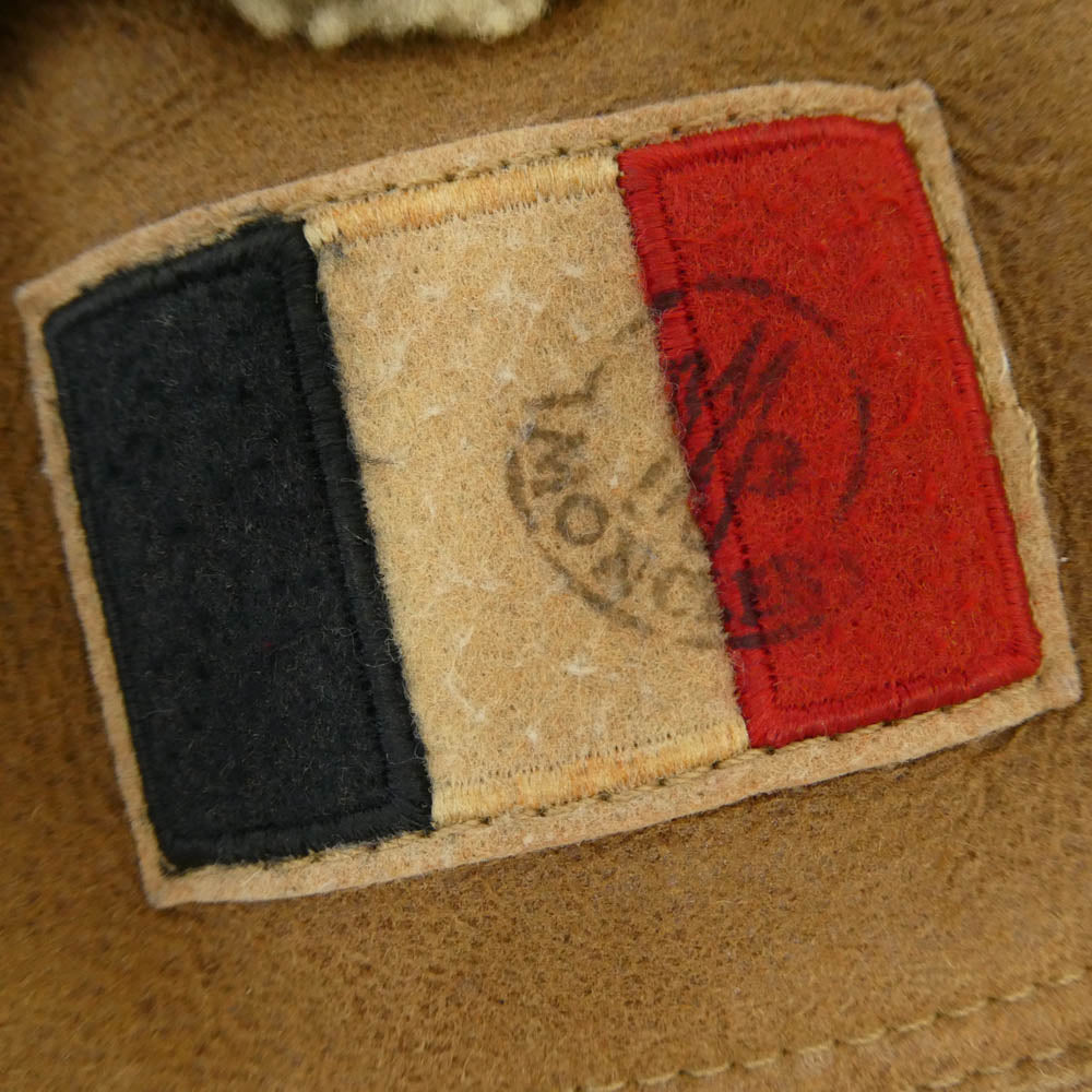 MONCLER モンクレール 220914131215 DELACROIX ドラクロア ムートン ダウンジャケット ブラウン系 3【中古】