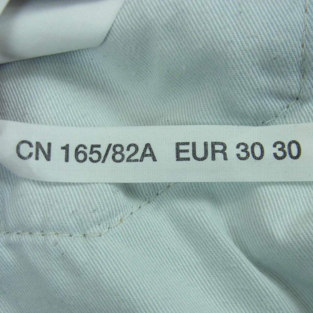 ACNE STUDIOS アクネストゥディオズ B00325 2021M ダメージ加工 ワイドレッグ デニム パンツ インディゴブルー系 30【中古】