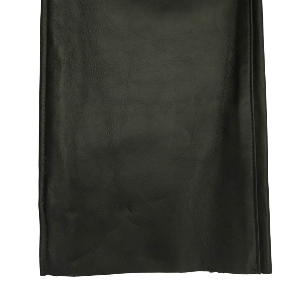 VANSON バンソン バイクウェア レザー チャップス パンツ ブラック系 24【中古】