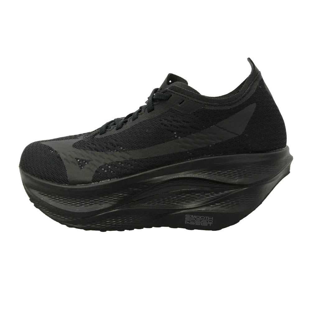 COMME des GARCONS コムデギャルソン Mizuno ミズノ D1GD252801 × Mizuno Wave Rebellion Pro CDG ミズノ ウェーブ リベリオン プロ スニーカー シューズ ブラック系 23cm【新古品】【未使用】【中古】