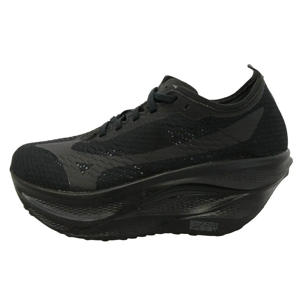 COMME des GARCONS コムデギャルソン Mizuno ミズノ D1GD252801 × Mizuno Wave Rebellion Pro CDG ミズノ ウェーブ リベリオン プロ スニーカー シューズ ブラック系 23cm【新古品】【未使用】【中古】