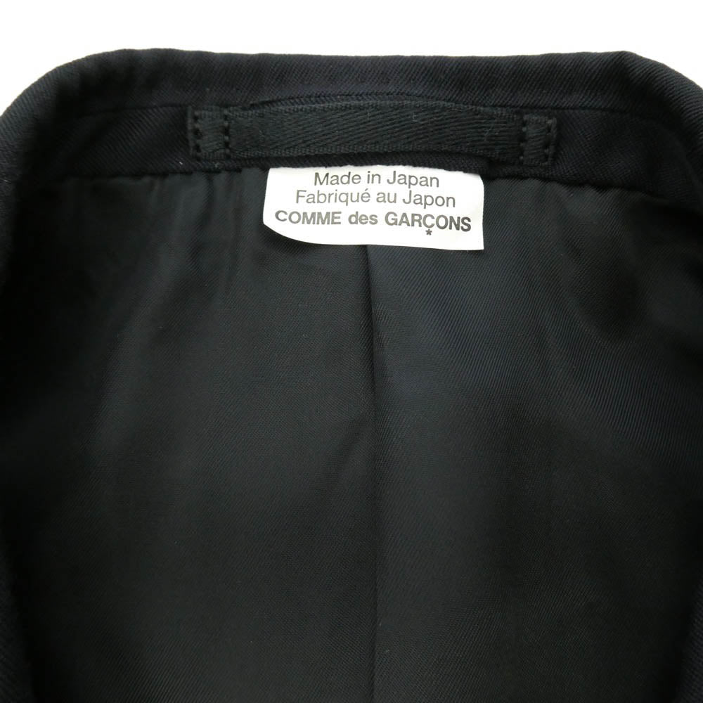 COMME des GARCONS HOMME DEUX コムデギャルソンオムドゥ 26SS DQ-J045 BELTED JACKET ベルテッドデザイン ダブルバックル パラシュート テーラードジャケット ネイビー系 XS【極上美品】【中古】