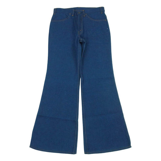 Levi's リーバイス 70 80s VINTAGE ヴィンテージ ボタン裏刻印333 メキシコ製 フレア デニム パンツ インディゴブルー系 サイズ表記なし【極上美品】【中古】