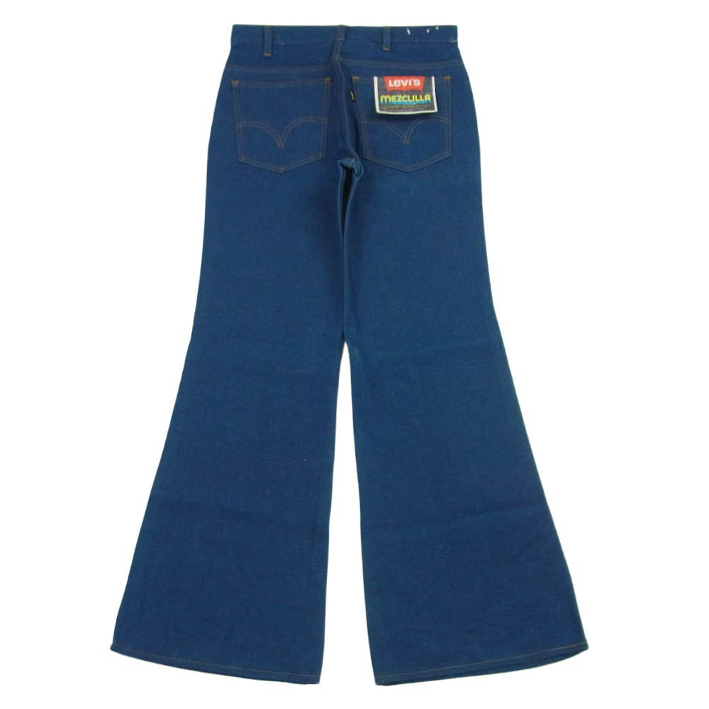 Levi's リーバイス 70 80s VINTAGE ヴィンテージ ボタン裏刻印333 メキシコ製 フレア デニム パンツ インディゴブルー系 サイズ表記なし【極上美品】【中古】