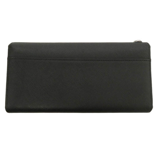 アルテミスクラシック ACW0015 ギャランティ付属 Genuine leather saffiano corner wallet 本革 サフィアーノ コーナー ウォレット 財布 ブラック系【中古】