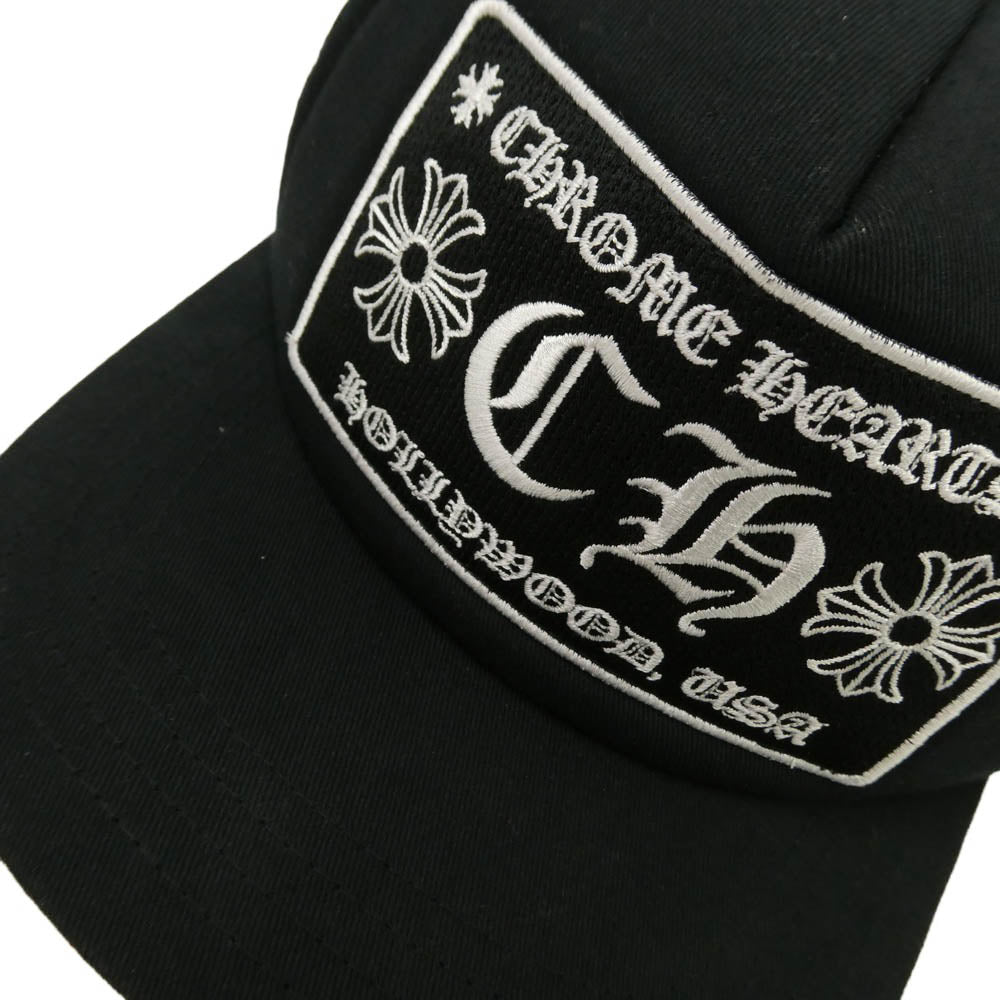 CHROME HEARTS クロムハーツ（原本無） CH Hollywood USA Limited TRUCKER CAP ハリウッド限定トラッカー メッシュ キャップ 帽子 ブラック系 51-61【中古】