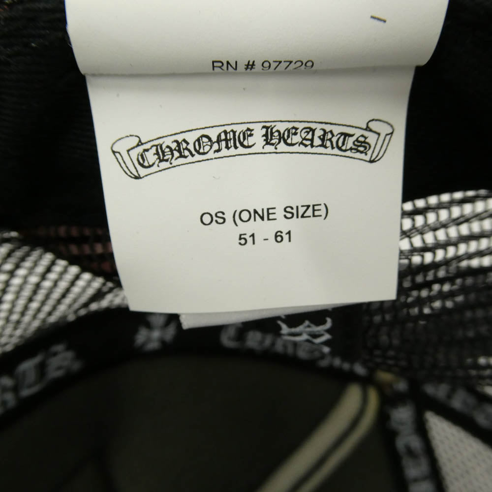 CHROME HEARTS クロムハーツ（原本無） CH Hollywood USA Limited TRUCKER CAP ハリウッド限定トラッカー メッシュ キャップ 帽子 ブラック系 51-61【中古】