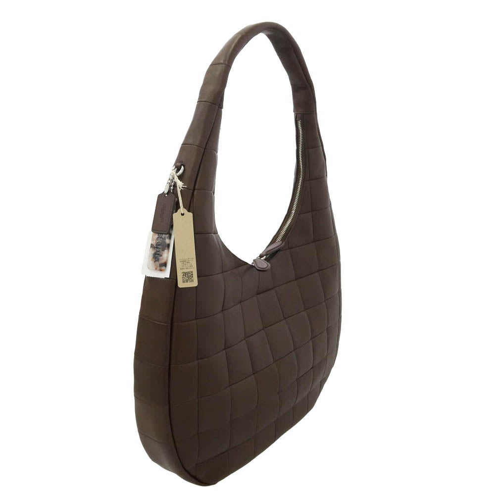 COACH コーチ CCM66 Coachtopia コーチトピア ラージ クレセント ショルダー トート バッグ ブラウン系【極上美品】【中古】