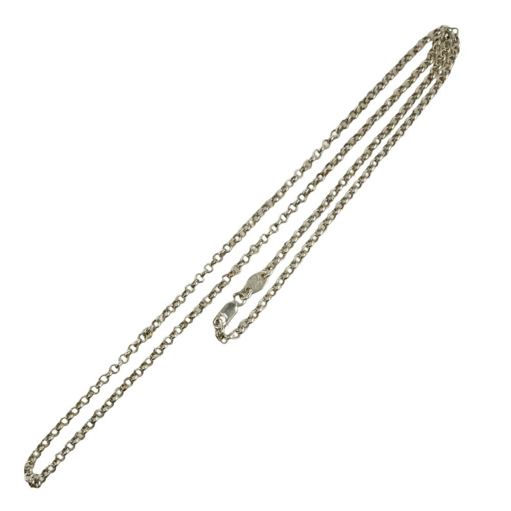 CHROME HEARTS クロムハーツ（原本無） 購入時レシート原本付属 NECKCHAIN R20 20inch 20インチ ロール チェーン ネックレス シルバー系【中古】