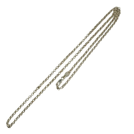 CHROME HEARTS クロムハーツ（原本無） 購入時レシート原本付属 NECKCHAIN R20 20inch 20インチ ロール チェーン ネックレス シルバー系【中古】