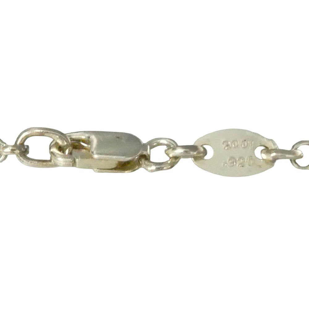CHROME HEARTS クロムハーツ（原本無） 購入時レシート原本付属 NECKCHAIN R20 20inch 20インチ ロール チェーン ネックレス シルバー系【中古】