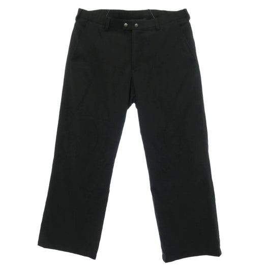 CHROME HEARTS クロムハーツ（原本無） クロスボールボタン フレアニー ウール トラウザー スラックス ロングパンツ ブラック系 32【中古】