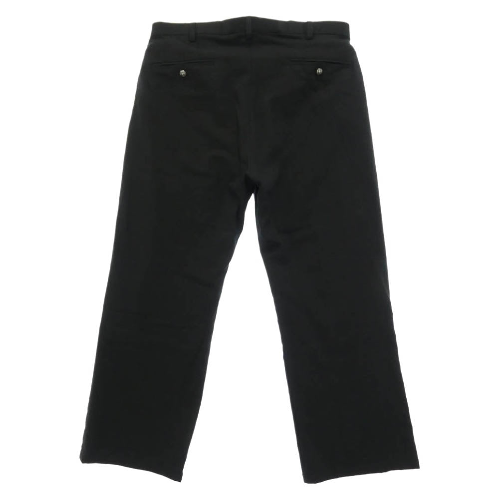 CHROME HEARTS クロムハーツ（原本無） クロスボールボタン フレアニー ウール トラウザー スラックス ロングパンツ ブラック系 32【中古】