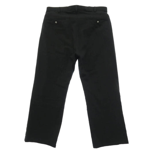 CHROME HEARTS クロムハーツ（原本無） クロスボールボタン フレアニー ウール トラウザー スラックス ロングパンツ ブラック系 32【中古】