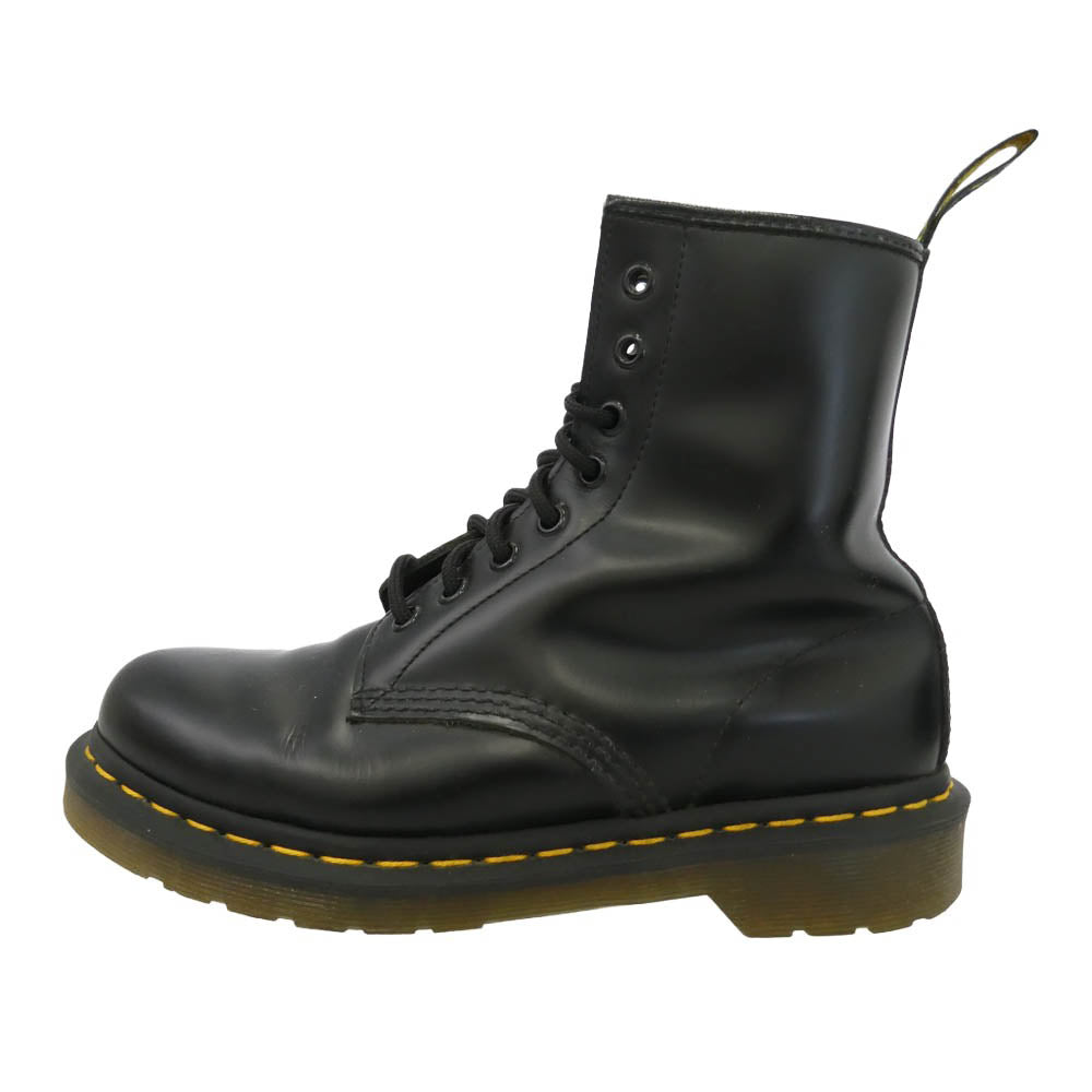 Dr.Martens ドクターマーチン 8ホール レザー ブーツ ブラック系 UK5【中古】