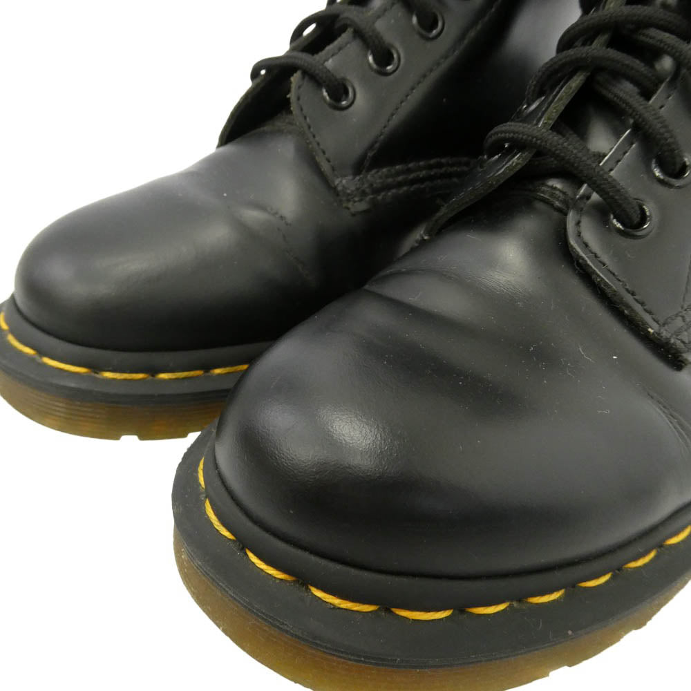 Dr.Martens ドクターマーチン 8ホール レザー ブーツ ブラック系 UK5【中古】