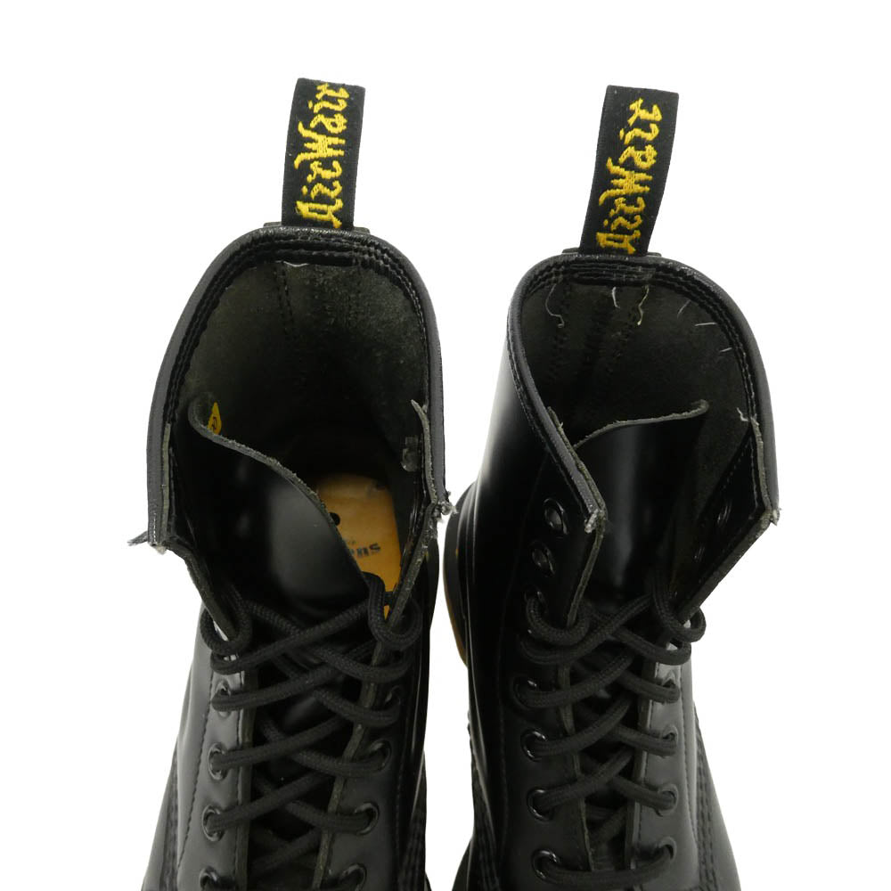 Dr.Martens ドクターマーチン 8ホール レザー ブーツ ブラック系 UK5【中古】