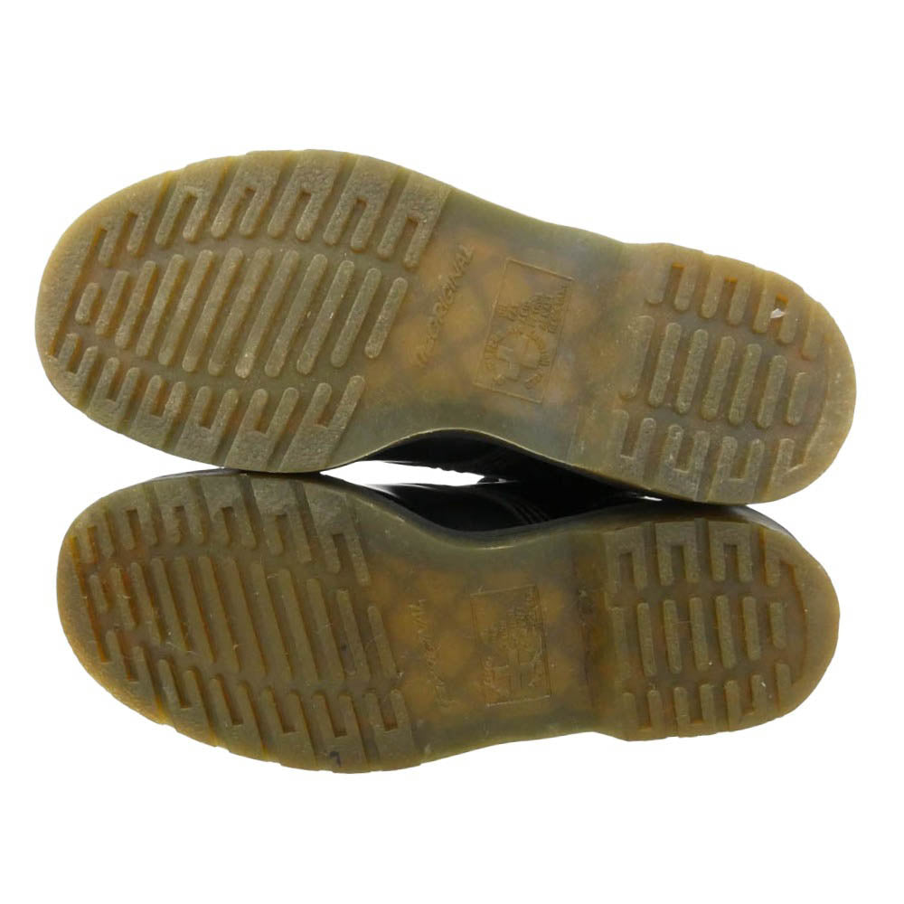 Dr.Martens ドクターマーチン 8ホール レザー ブーツ ブラック系 UK5【中古】