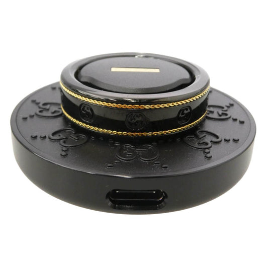 GUCCI グッチ x OURA インターロッキング スマートリング ブラック系 約24号【極上美品】【中古】
